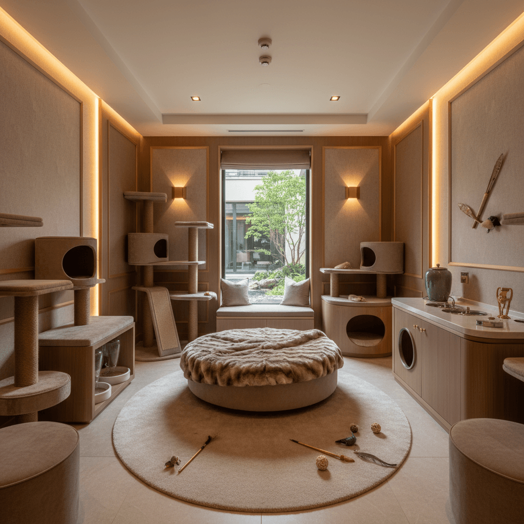 Интерьер номера Президентский в отеле МяуДом